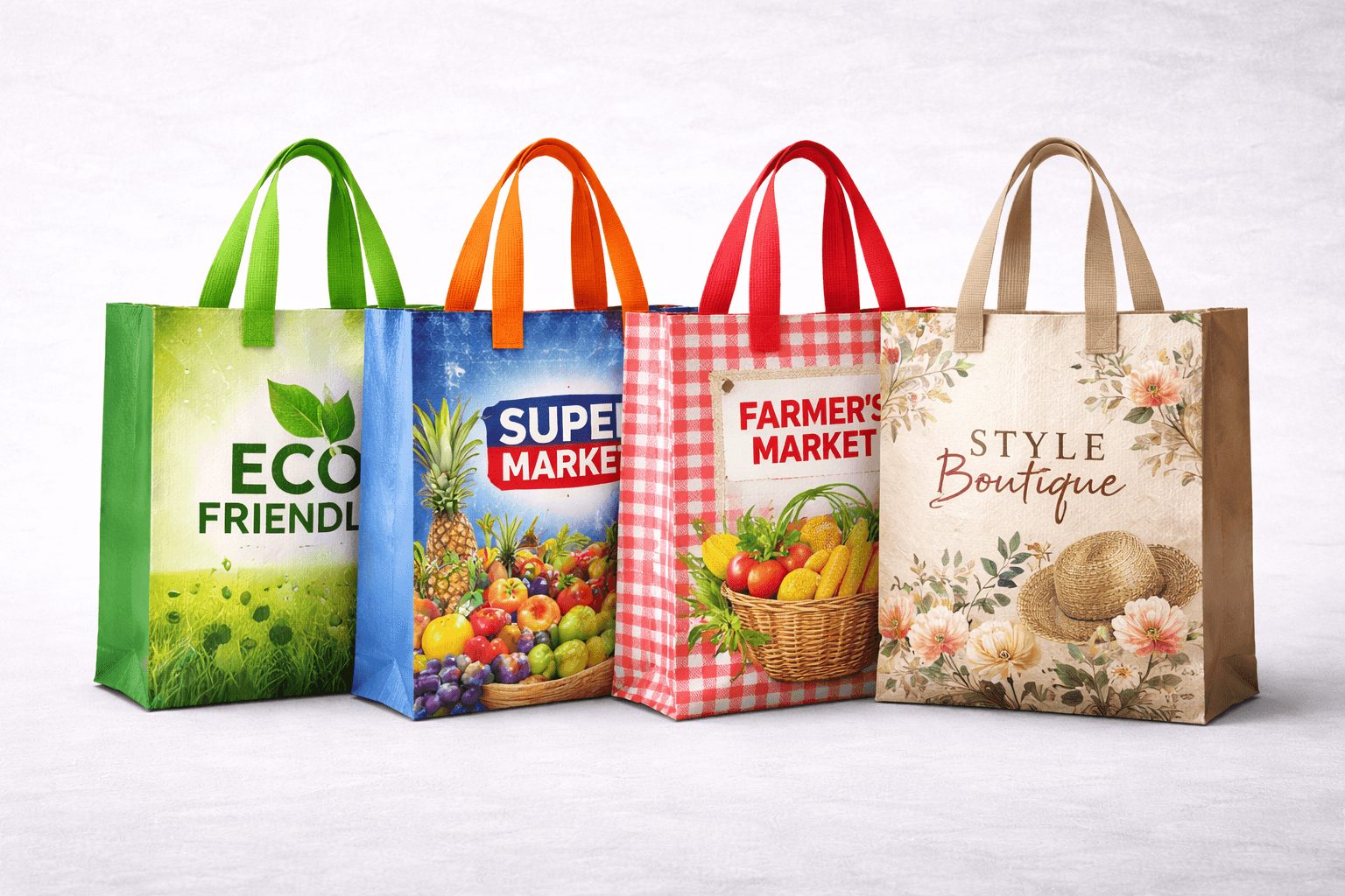 PP Woven Retail Shopping Bags